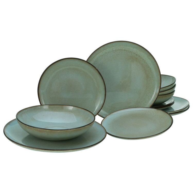 Stone Grey -  Teller Set 12-tlg