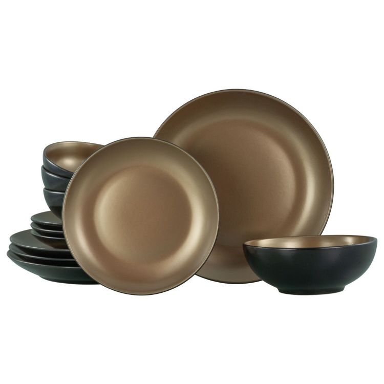 Glamour Gold -  Tellerset 12-tlg