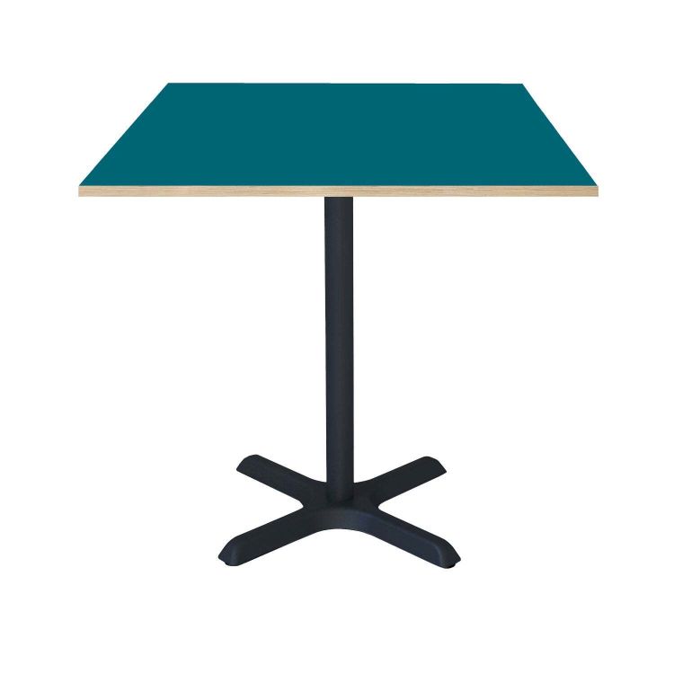 Tavolo Dina quadrato - laminato legno & tinta unita