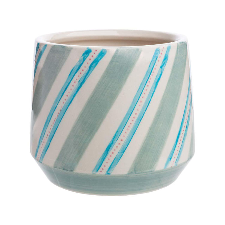 Blumentopf 'BLUE AQUARELL'