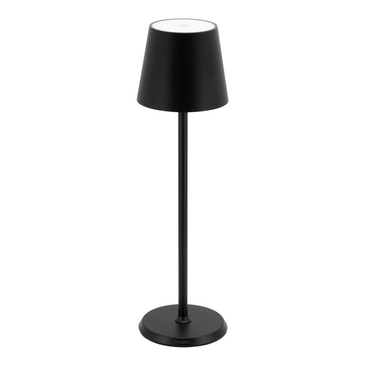 Kabellose LED-Tischlampe Féline Innen/Außen – Magnetisches Ladekabel inklusive