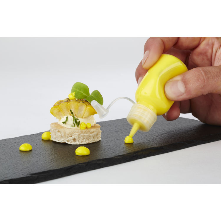 Quetschflasche -MINI-, 4er Set Ø 3 cm, H: 8,5 cm, 0,03 Liter