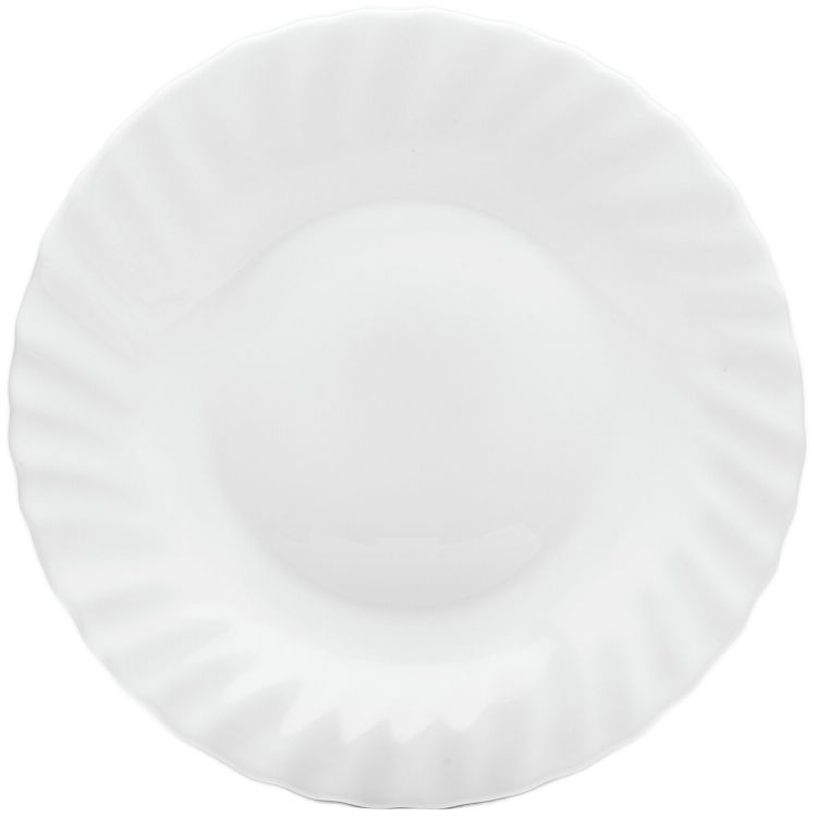 Eßteller flach Prima 25,5cm, Opal-Hartglas