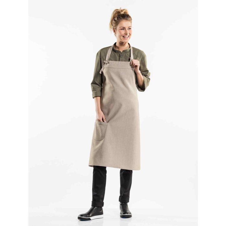 Latzschürze Bujutsu Sand W75 – L90