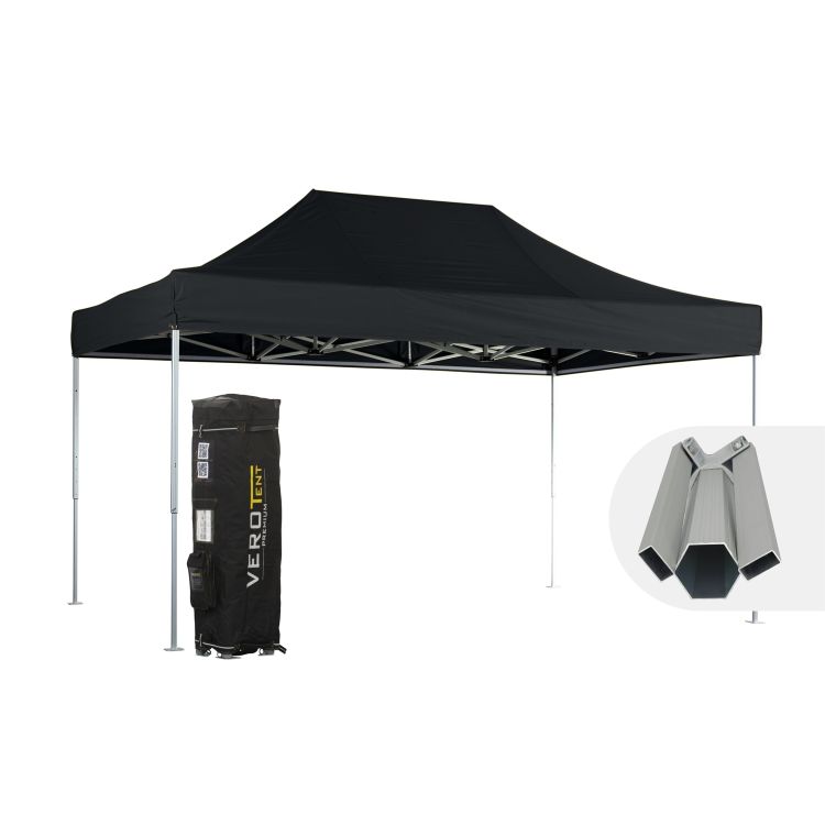 VeroTENT Faltpavillon 3x4,5m Budget50 mit Dach