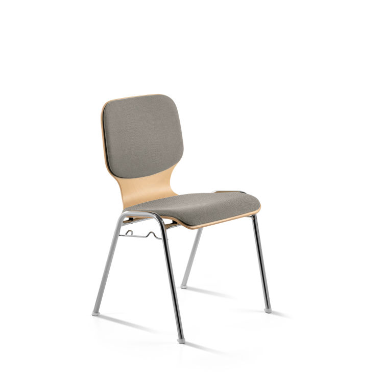 Stapelstuhl 2116 Polyester-Stoff, stapelbar