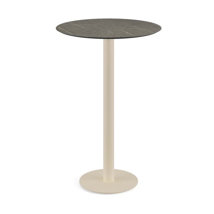 Urban Stehtisch Sand Gestell + HPL rund