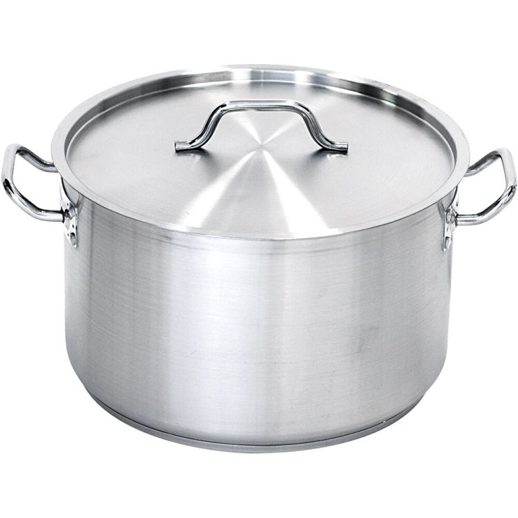Faitout en inox avec couvercle