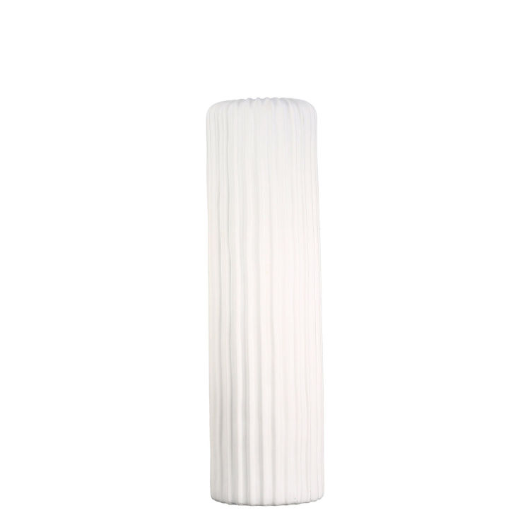 Vase Fjord weiß matt