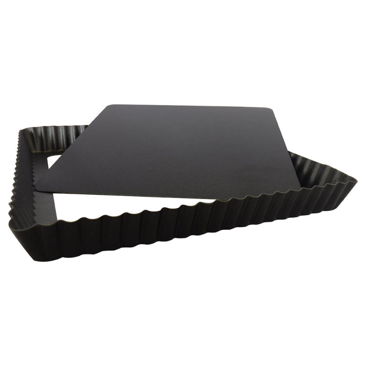 Tourtière Cannelée Anti-Adhérente Carrée 230 Mm