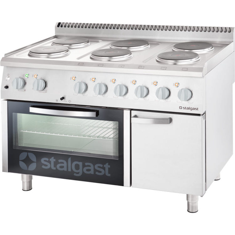 Elektro-Herd mit Backofen (GN 2/1) Serie 700 ND - 6-Platten (6x2,6)