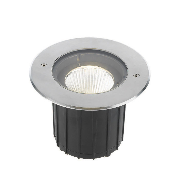 BART CoB Bodeneinbaustrahler Außenleuchte Edelstahl Optik 22°