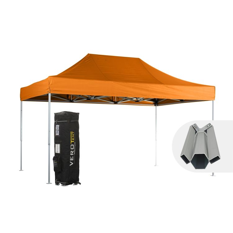 VeroTENT Faltpavillon 3x4,5m Budget50 mit Dach