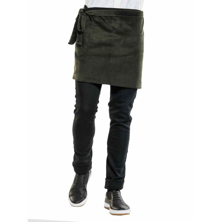 Bistroschürze Green Velvet W80–L45