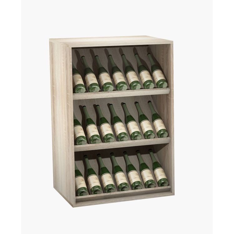 Holz-Weinregal CAVERPRO-fessional, Eiche hell, Modul 5