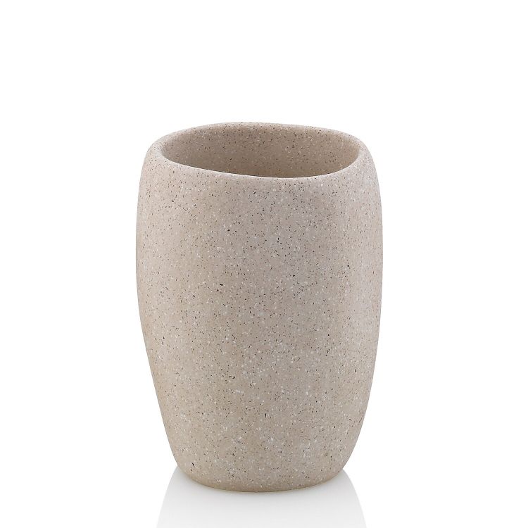Becher Roda Zement beige 7,5x7,5x10,5cm