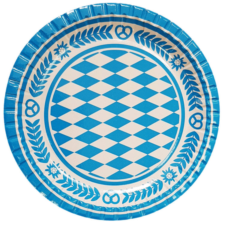 100 Papp Teller Bayern Oktoberfest