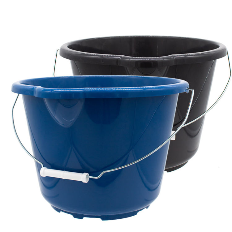 Eimer, 12 Liter mit Ausguss, d= 34 cm, H= 23 cm,