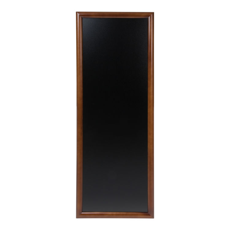 Ardoise murale Long - finition marron foncé laqué - kit de fixation inclus