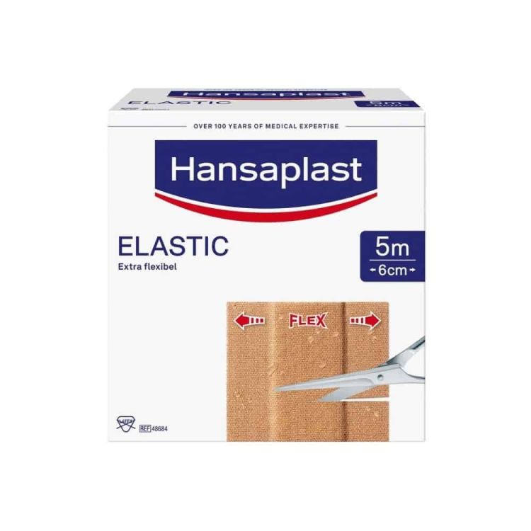 Hansaplast Elastic, 5 m x 6 cm