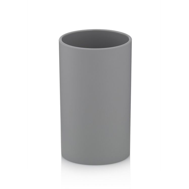 Becher Gray ABS-Kunststoff hellgrau 11,5cm 6,5cmØ