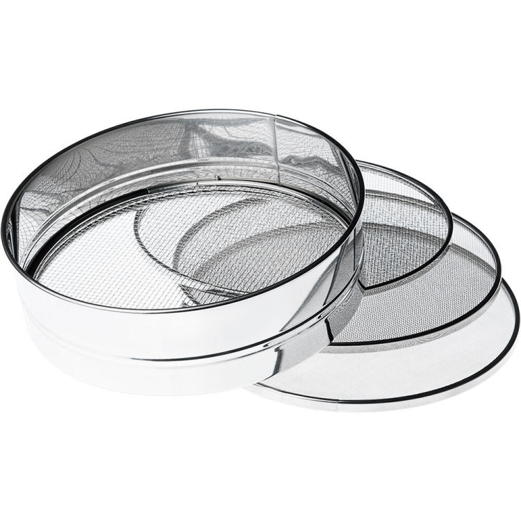 Tamis, 4 grilles interchangeables