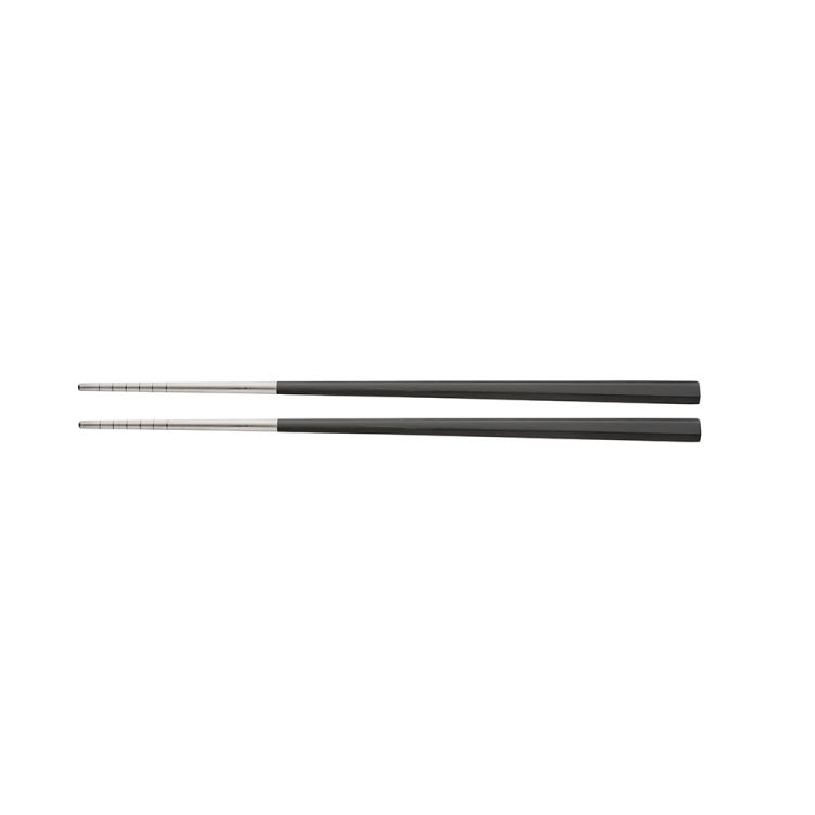 Essstäbchen 2er Set HIVE Satin, 18/10, Geschmiedet, ABS Griff Merlot