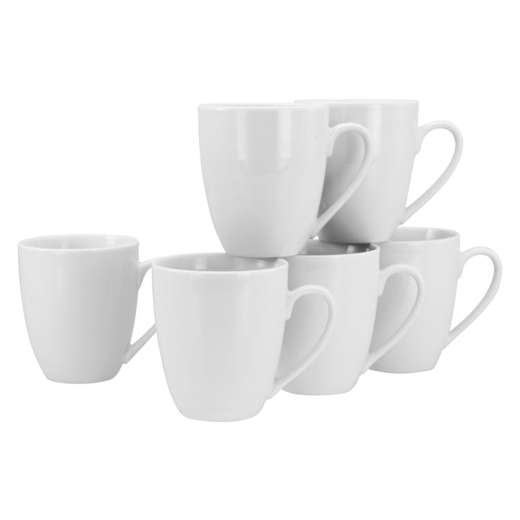 Luna weiss -  Kaffeebecher 6-tlg