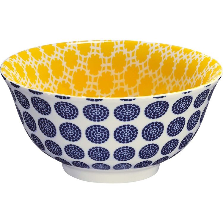 Schüssel 'Punkte' aus Porzellan