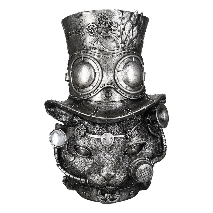 Skulptur Steampunk Tom-Cat