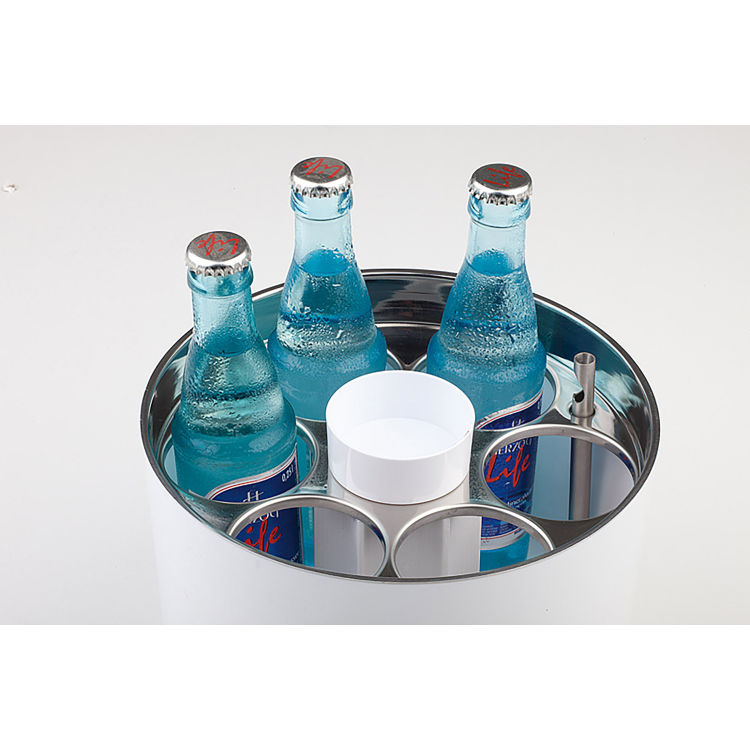 Konferenzkühler Ø 23 cm, H: 15 cm, weiß