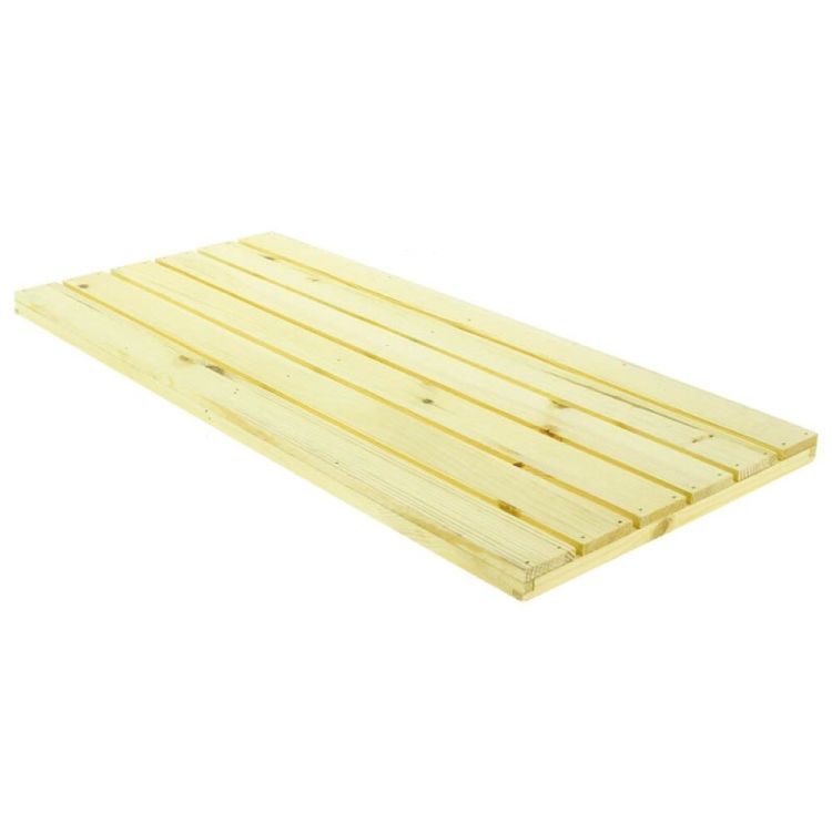 Planche caillebotis pin naturel 62.5x28x2