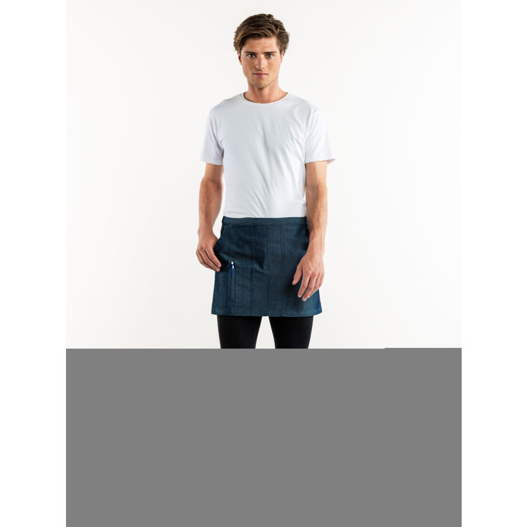 Bistroschürze Crafty Petrol W75 – L35