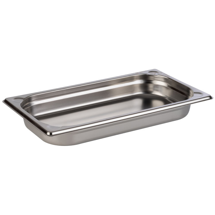 GN 1/3 Behälter 32,5 x 17,6 cm, Tiefe: 40 mm Edelstahl, 1,5 Liter