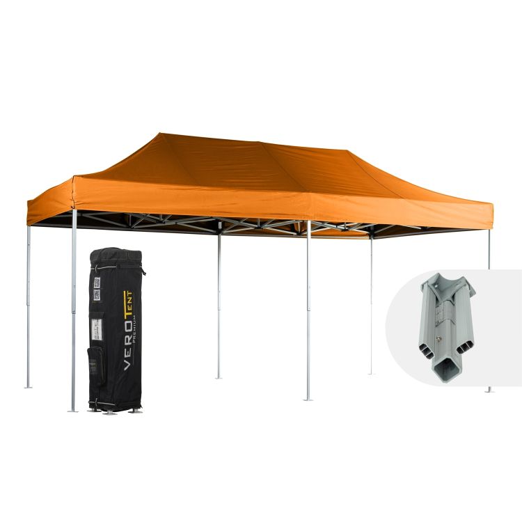 VeroTENT Faltpavillon 3x6m Classic mit Dach