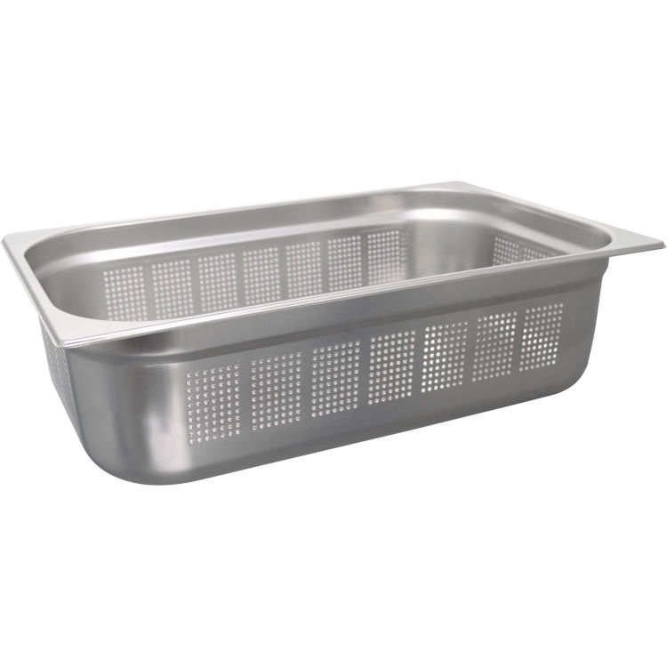 Bac GN 1/1 perforé en inox