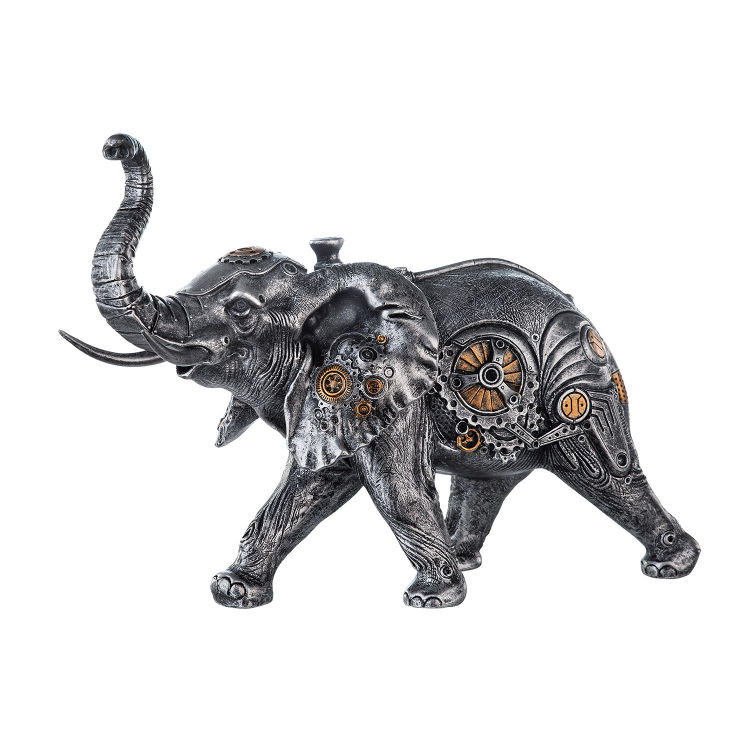Skulptur Steampunk Elephant