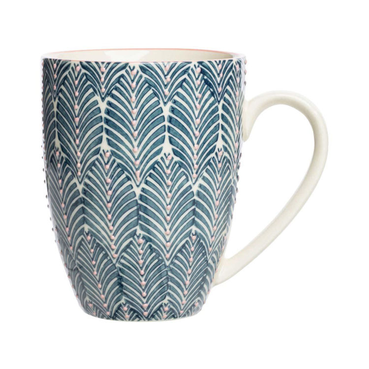 Tasse 'MIX'N'MATCH' aus Steinzeug, 440 ml, blau