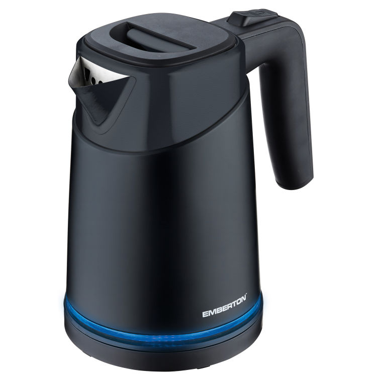 Sicherheitskessel Evesham 1.0L doppelwandig isoliert matt schwarz