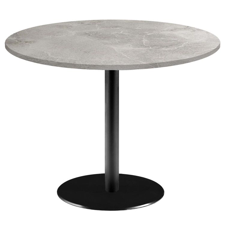 Table Rome XL ronde - décors pierres