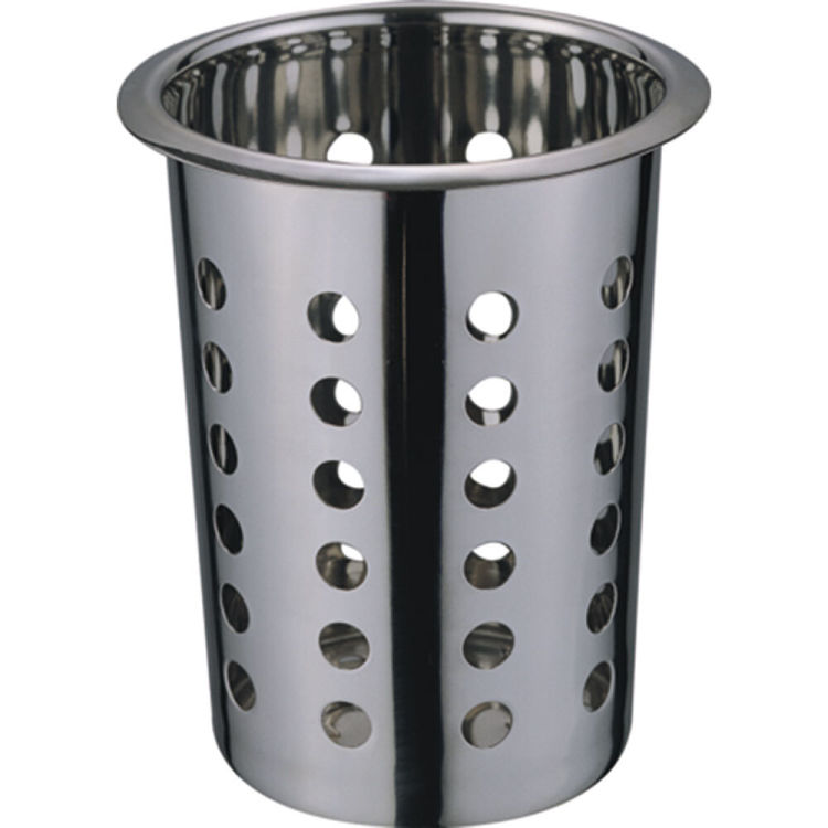 Faretra portaposate in acciaio inox di Stalgast, forata