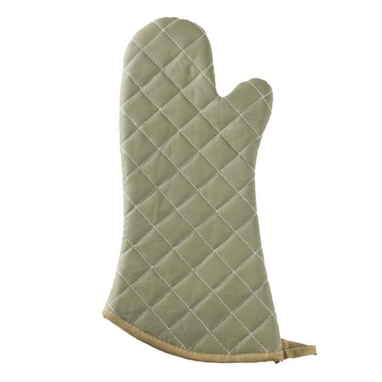 Gants de cuisine, deux doigts, coton avec revêtement ignifuge, L. 430 mm