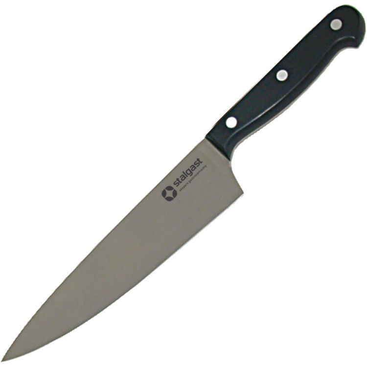 Coltello da chef Stalgast, lama in acciaio inox