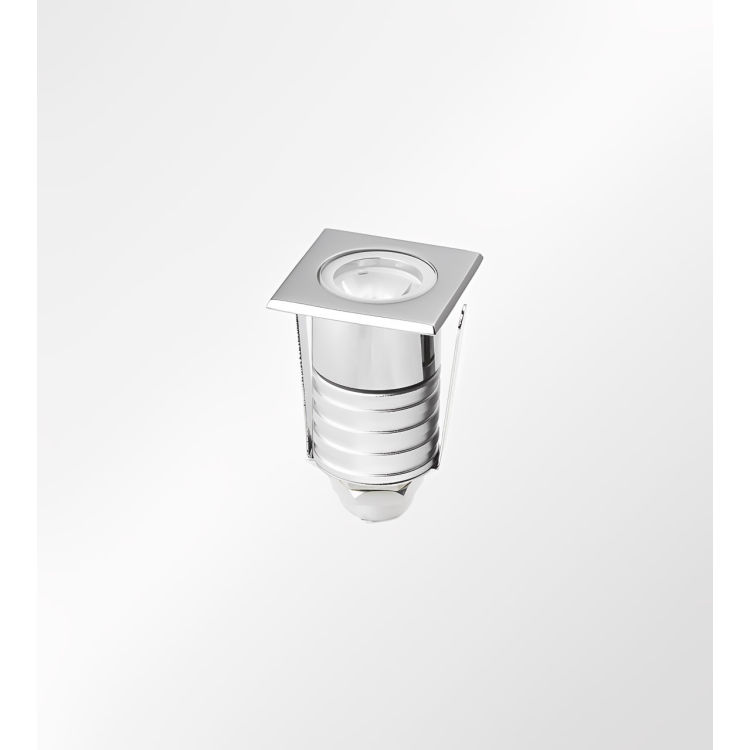 MINILED Einbaustrahler Außenleuchte Edelstahl eckig Optik 10°