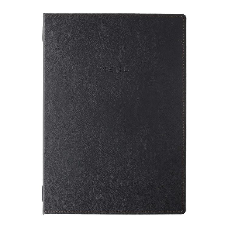 Porta Menu GOURMET A4 NERO