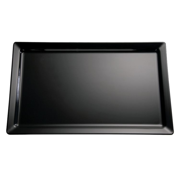 GN 1/2 Tablett -FRIENDLY- 32,5 x 26,5 cm, H: 3 cm PET, schwarz