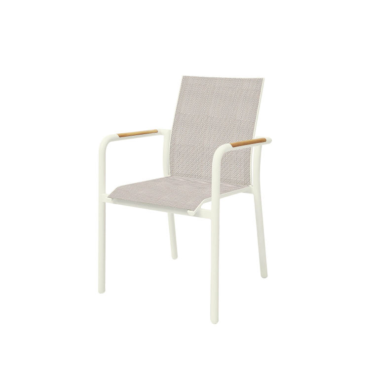 Chaise Paros avec accoudoirs