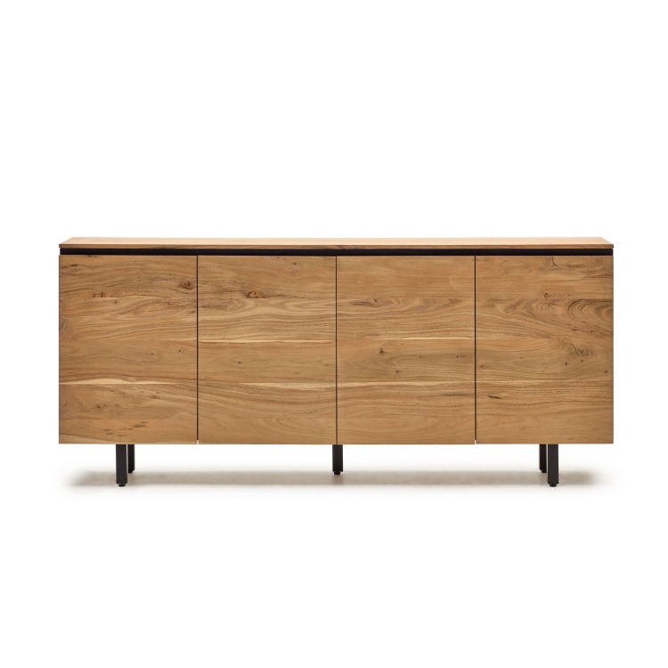 Sideboard Uxue aus massivem Akazienholz mit natürlichem Finish