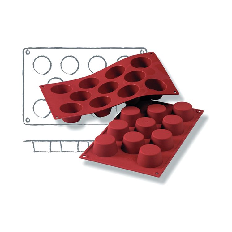 Moule à gâteaux en silicone Muffin Mini