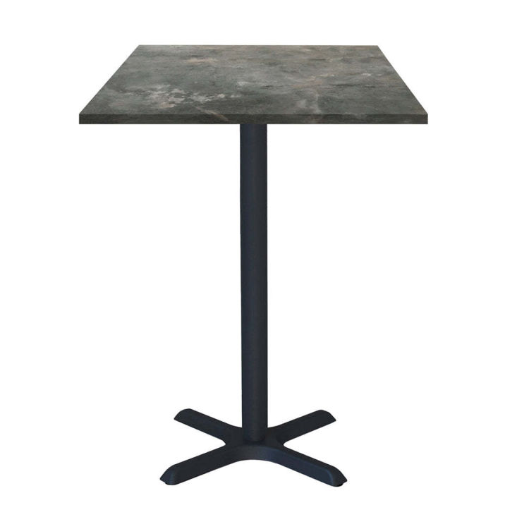 Tavolo alto Dina quadrato - laminato pietra